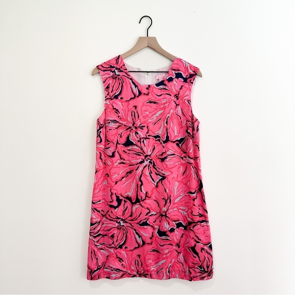 Lilly Pulitzer Dresses & Skirts - Lilly Pulitzer Flirty Iona Shift Dress Sleeveless Mini Dress Pink Preppy Resort